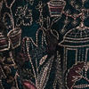 Green Velvet Embroidered Indo-Western Set